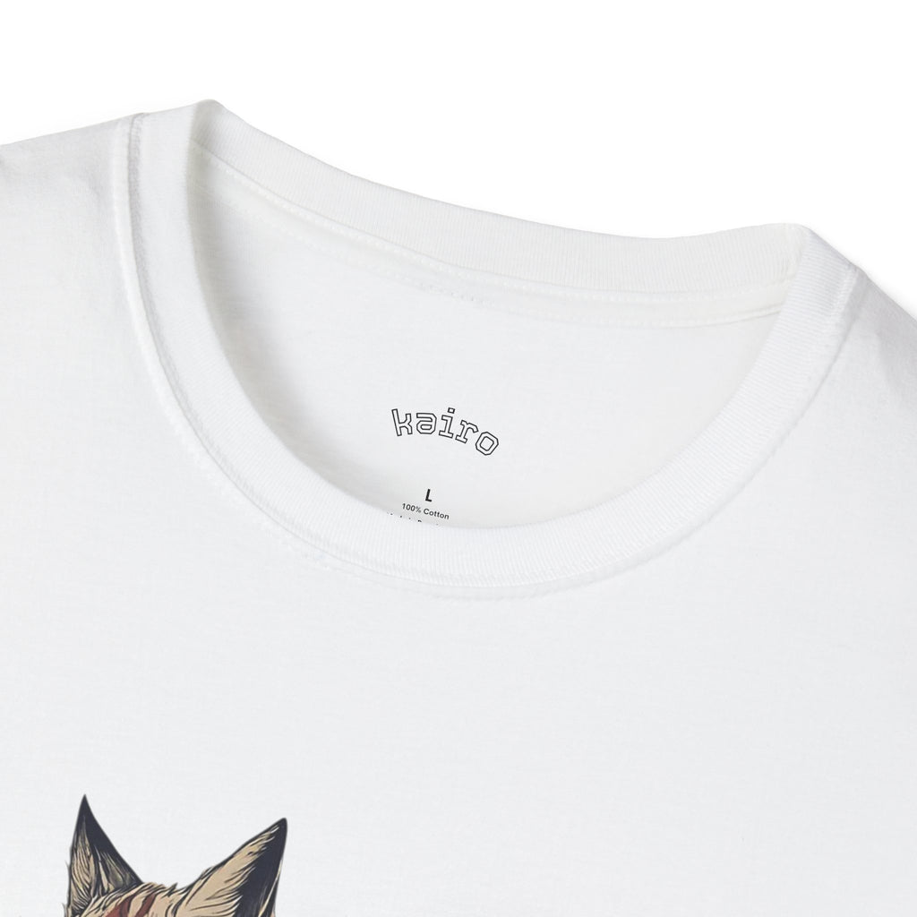 Fox Illustration T-Shirt — Vintage Floral Fox Graphic Tee