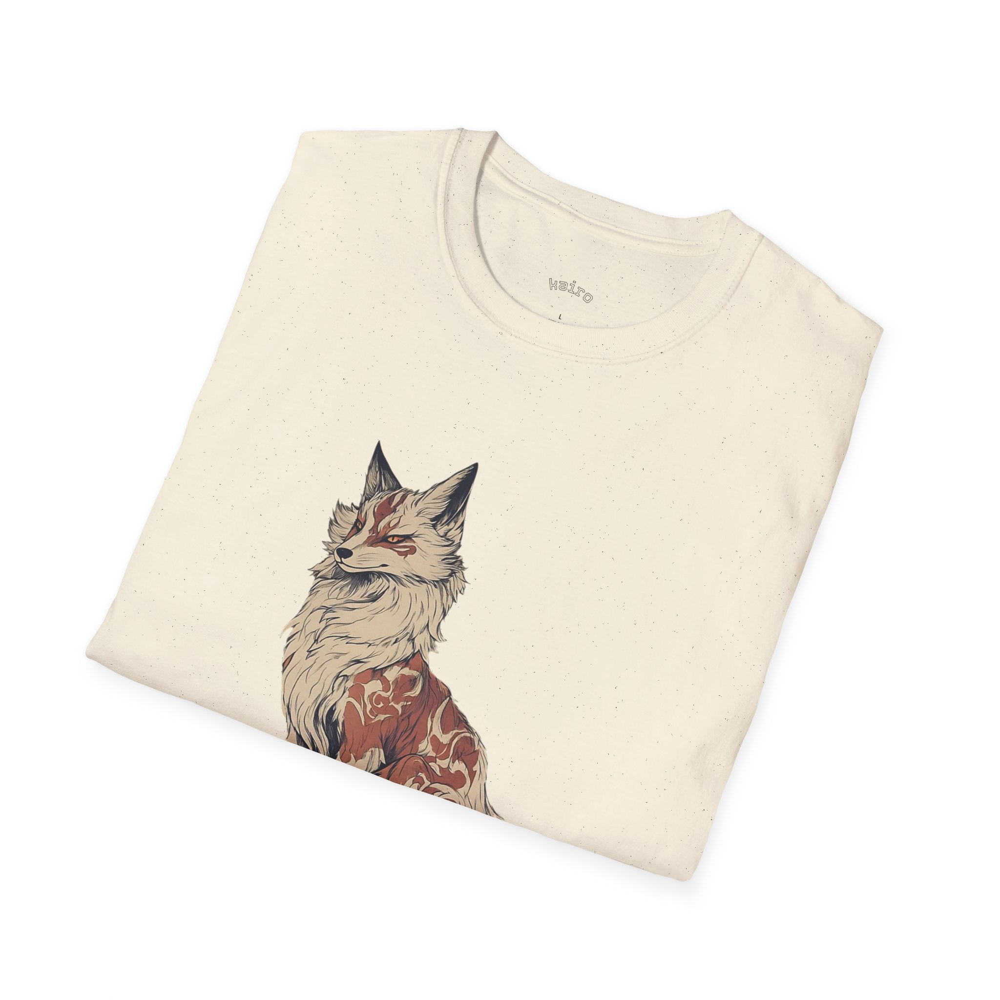 Fox Illustration T-Shirt — Vintage Floral Fox Graphic Tee