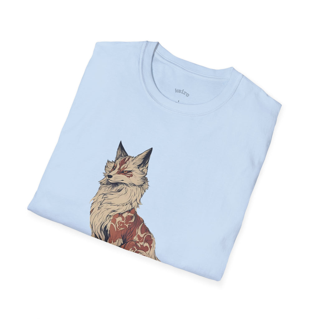Fox Illustration T-Shirt — Vintage Floral Fox Graphic Tee