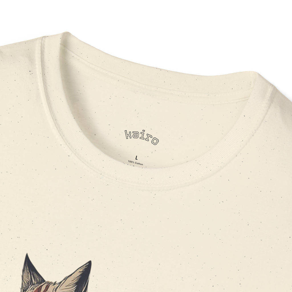 Fox Illustration T-Shirt — Vintage Floral Fox Graphic Tee