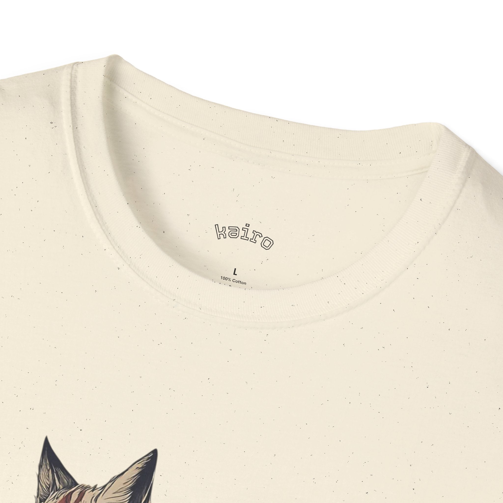 Fox Illustration T-Shirt — Vintage Floral Fox Graphic Tee