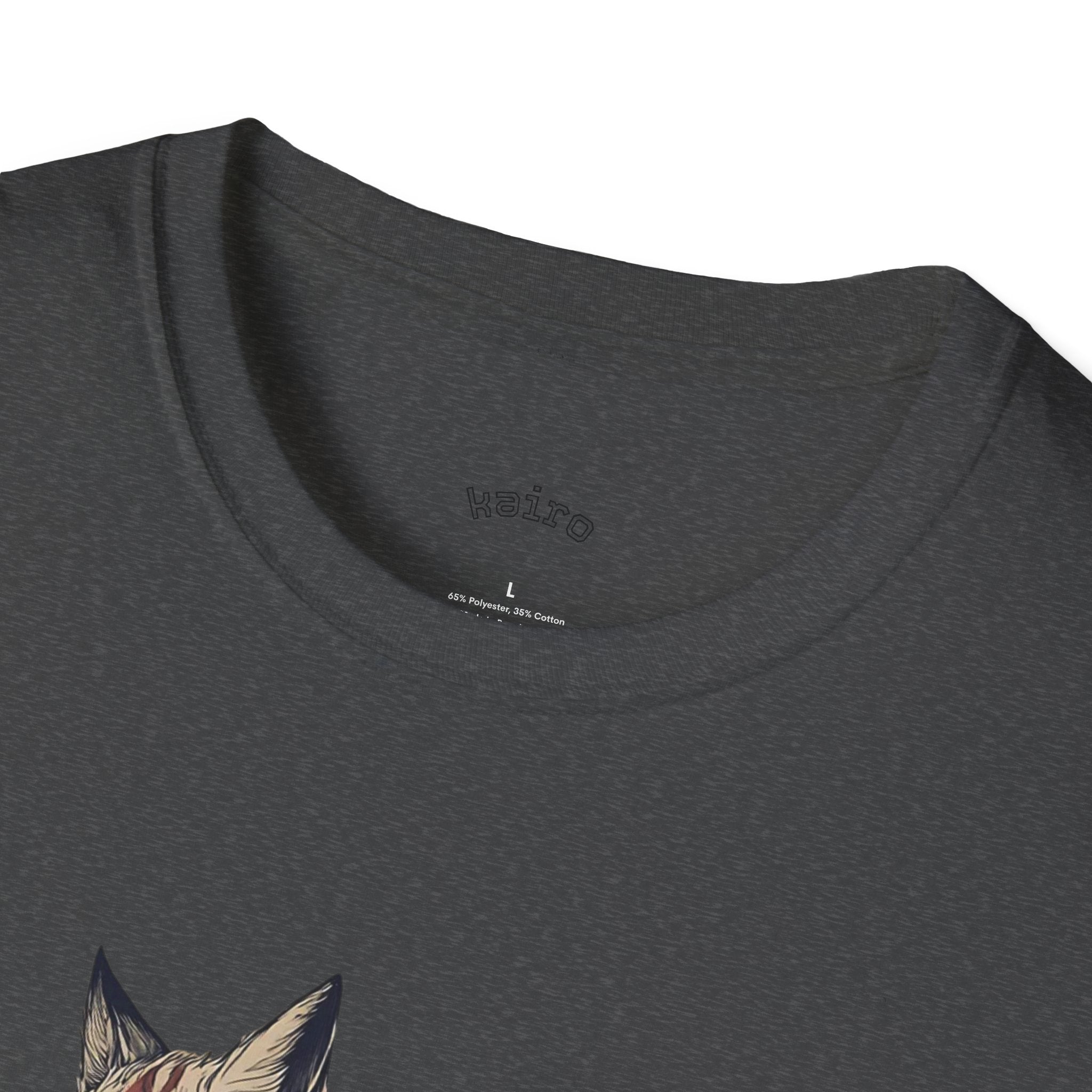 Fox Illustration T-Shirt — Vintage Floral Fox Graphic Tee